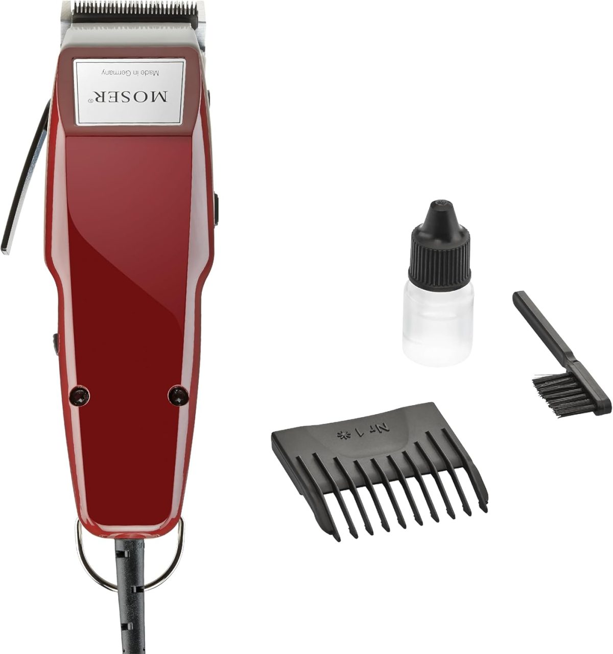 Moser 1400-0150, Professional Corded Hair Clipper, Burgandy (Pack of 1)