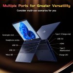 ⁦15.6-FHD-Laptop Student-Laptop, 16GB RAM 1TB SSD, Intel Pentium Quad-Core N100 Processor (Up to 3.4GHz) Backlit Keyboard Fingerprint WiFi 6 BT5.2 Business-Laptop, 2 Years Warranty Windows 12 Laptop⁩ - الصورة ⁦6⁩