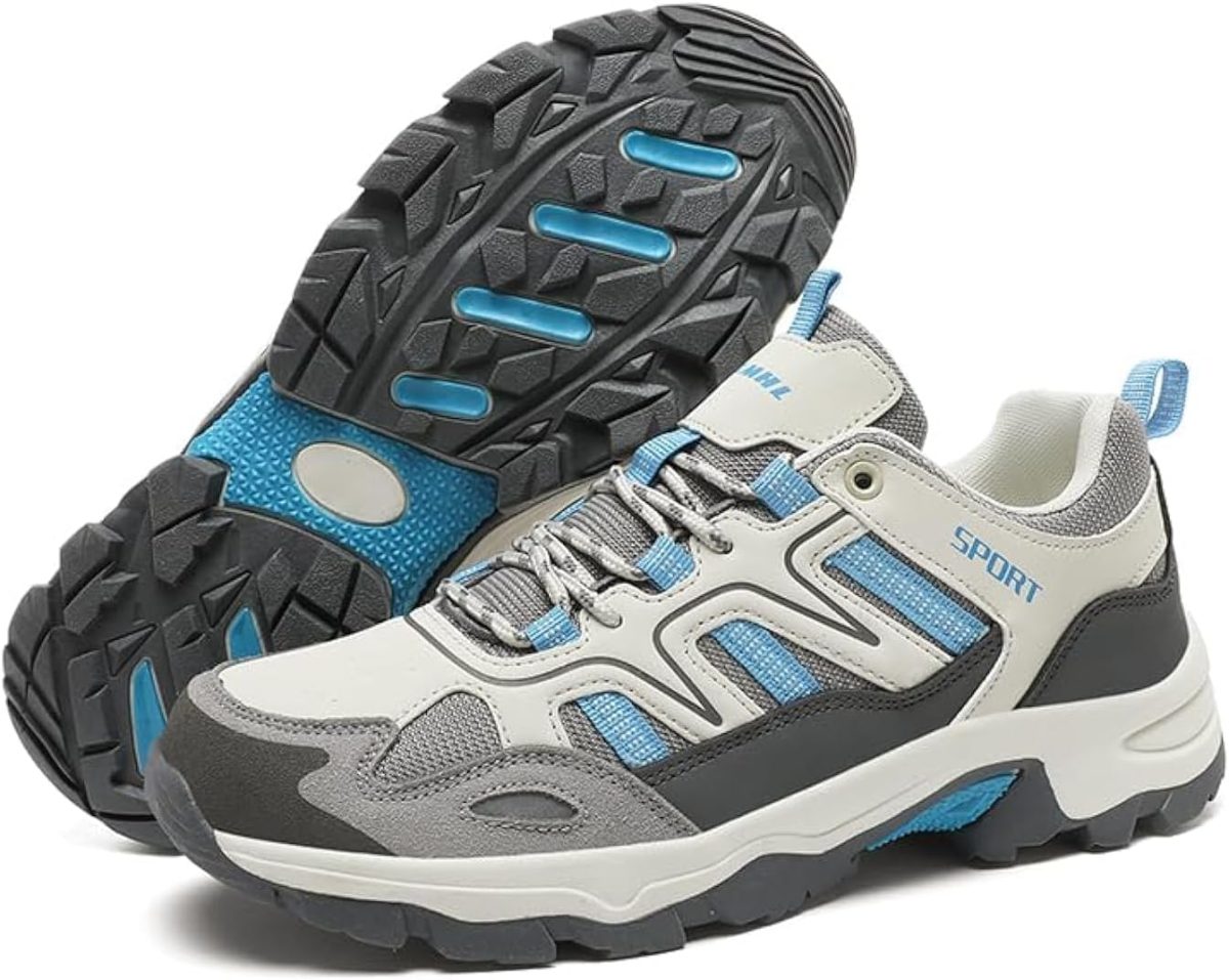TcIFE Outdoor Hiking Shoes - Lightweight Waterproof Trekking Boots for Men and Women, Anti-Slip Trail Running Sneakers with Breathable Mesh, Durable Mountain Climbing Footwear