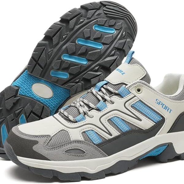 TcIFE Outdoor Hiking Shoes - Lightweight Waterproof Trekking Boots for Men and Women, Anti-Slip Trail Running Sneakers with Breathable Mesh, Durable Mountain Climbing Footwear