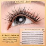 ⁦YARDHOBI DIY Lash Extension Kit, Individual Eyelash Extension Kit, 8-10-12mm Mixed Length Natural Lashes Clusters, Faux Mink Lash Clusters Extensions, DIY Lash Extensions at Home (360 Pcs/3 Pack)⁩ - الصورة ⁦4⁩