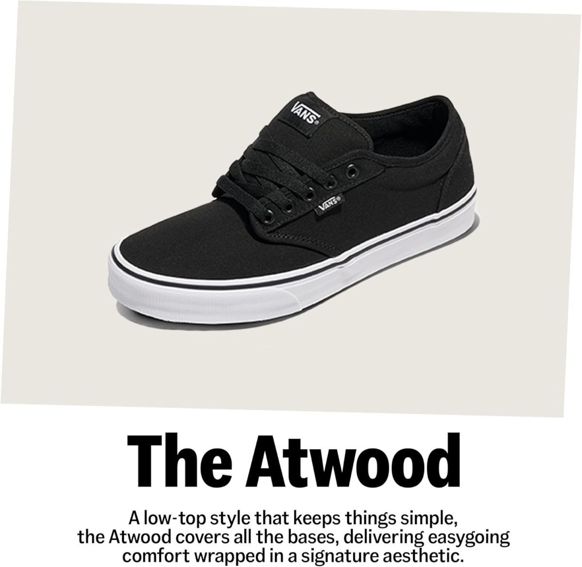 ⁦Vans Atwood Synthetic Mens Low-Top Sneakers⁩ - الصورة ⁦7⁩