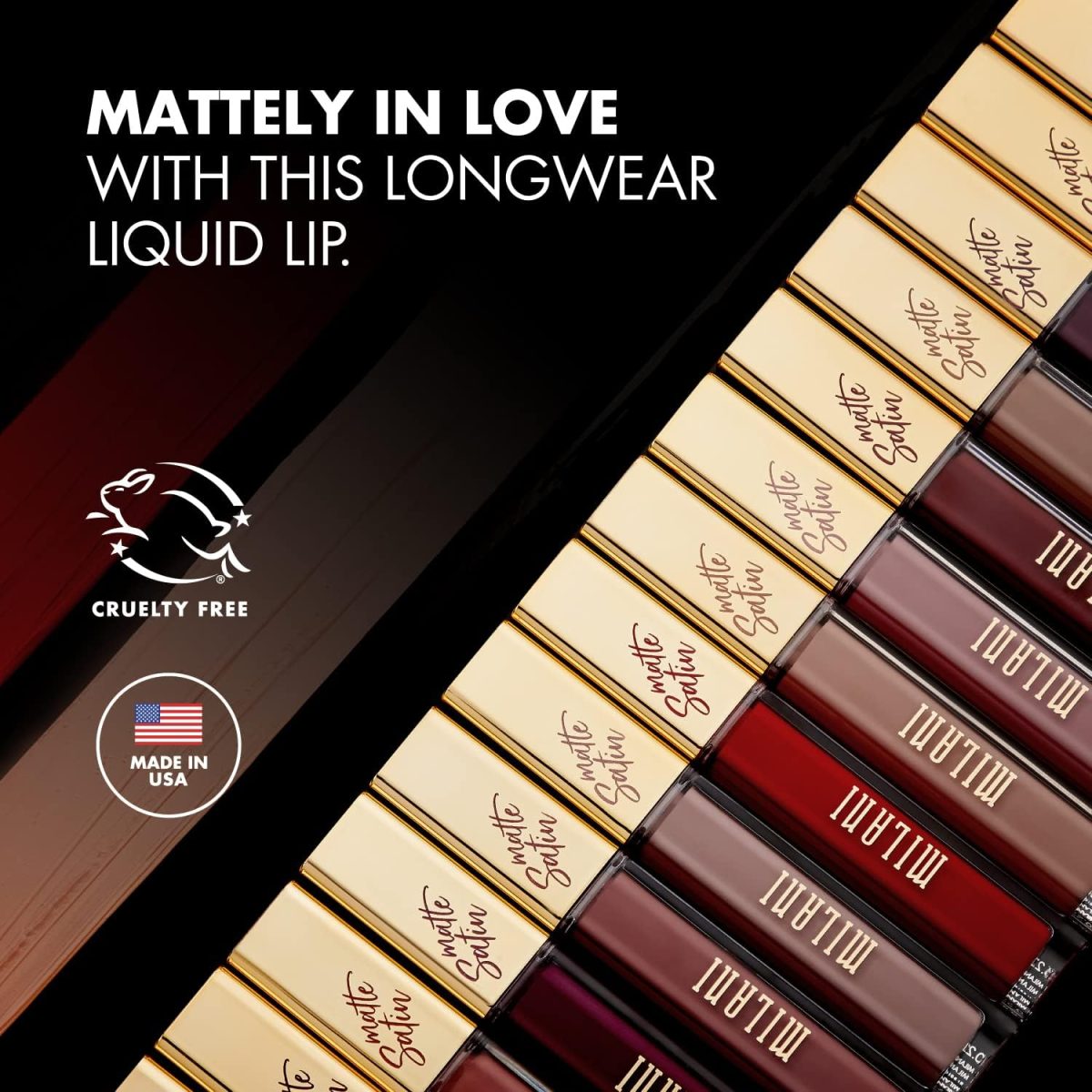 ⁦Milani Amore Matte Lip Crème - 41 Fabulous-⁩ - الصورة ⁦4⁩