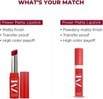 ⁦ZM Zayn & Myza Transfer-Proof Power Matte Lip Colour – Waterproof & Smudge-Proof, Vegan & Halal, High-Payoff “Rosewood Nude,” 6 ml | أحمر شفاه مطفي مقاوم للتحويل والماء، نباتي وحلال، بدرجة “روز وود ن⁩ - الصورة ⁦7⁩