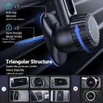 ⁦UGREEN Car Phone Holder Car Mount, [360° Rotation for Air Vent], One-hand Auto Lock, Metal Hook Grey Mobile Holder, Fit for iPhone 16/15/14/13, Samsung S25/24/23, 5.8-7.2" Smartphone Accessories⁩ - الصورة ⁦4⁩