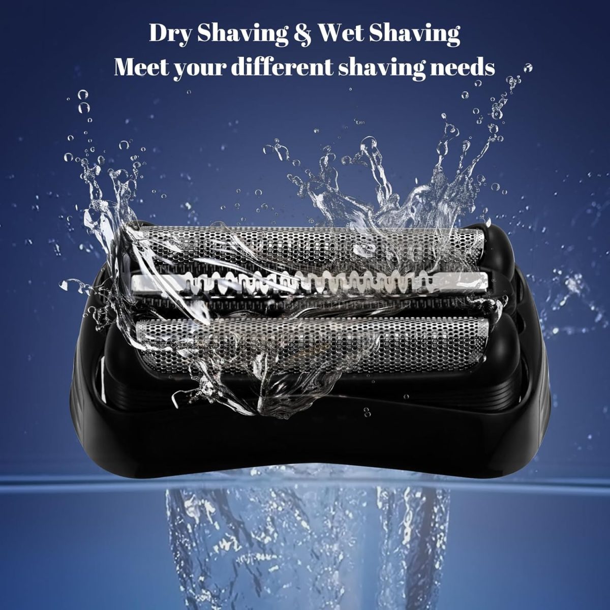⁦Shaver Replacement Head Compatible with All Braun Series 3 Shaver, Shaving Head for Men Electric Foil Shaver Cordless Razor Head fit 21B 3000s 3010s 3040s 3050cc 300S 310S 320S 330S 340S 360S 380S⁩ - الصورة ⁦6⁩