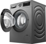 ⁦Bosch Washing Machine WGA144ZRSA, Series 4, Front Load 9 kg, 1400 RPM, AntiStain System, Pre-Soak, EcoSilence Drive™, Wrinkle Reduction, Energy Efficient⁩ - الصورة ⁦4⁩