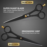⁦DEMAXA Professional Hair Scissors 6.5 Inch - Premium High Carbon Stainless Steel Barber Salon Hair Shears for Haircut Scissors - Ergonomic Design Super-Sharp Hair cutting Shears Blades⁩ - الصورة ⁦4⁩