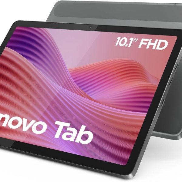 Lenovo Tab, 10-inch, LUNA GREY, MediaTek® G85 OC 2.0GHz, 4GB Ram, 128GB Storage, With Call Feature, 4G-LTE, 5100 mAh Battery, TB311XU,with Clear Case, ZAEJ0021SA