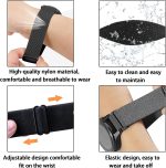 ⁦Duomama Adjustable Nylon Solo Loop Watch Bands for Men - Compatible with 22mm - Quick Release Replacement Wristband - Stretchy Fabric Braided Sport Elastic Straps⁩ - الصورة ⁦5⁩
