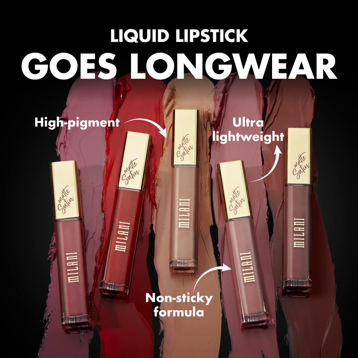 ⁦Milani Amore Matte Lip Crème - 41 Fabulous-⁩ - الصورة ⁦3⁩
