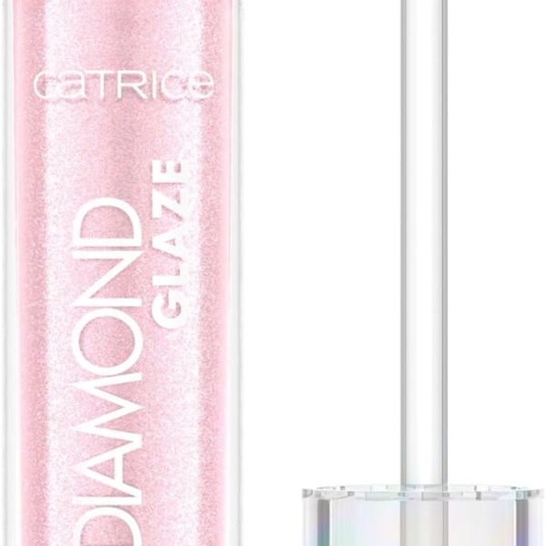 Catrice Diamond Glaze Lip Gloss, No. 020, Pink, Instant Result, Glossy, Holographic, Glitter, Vegan, Paraben-Free, Microplastic Particles, Nanoparticles Free, Pack of 1 (3 ml)