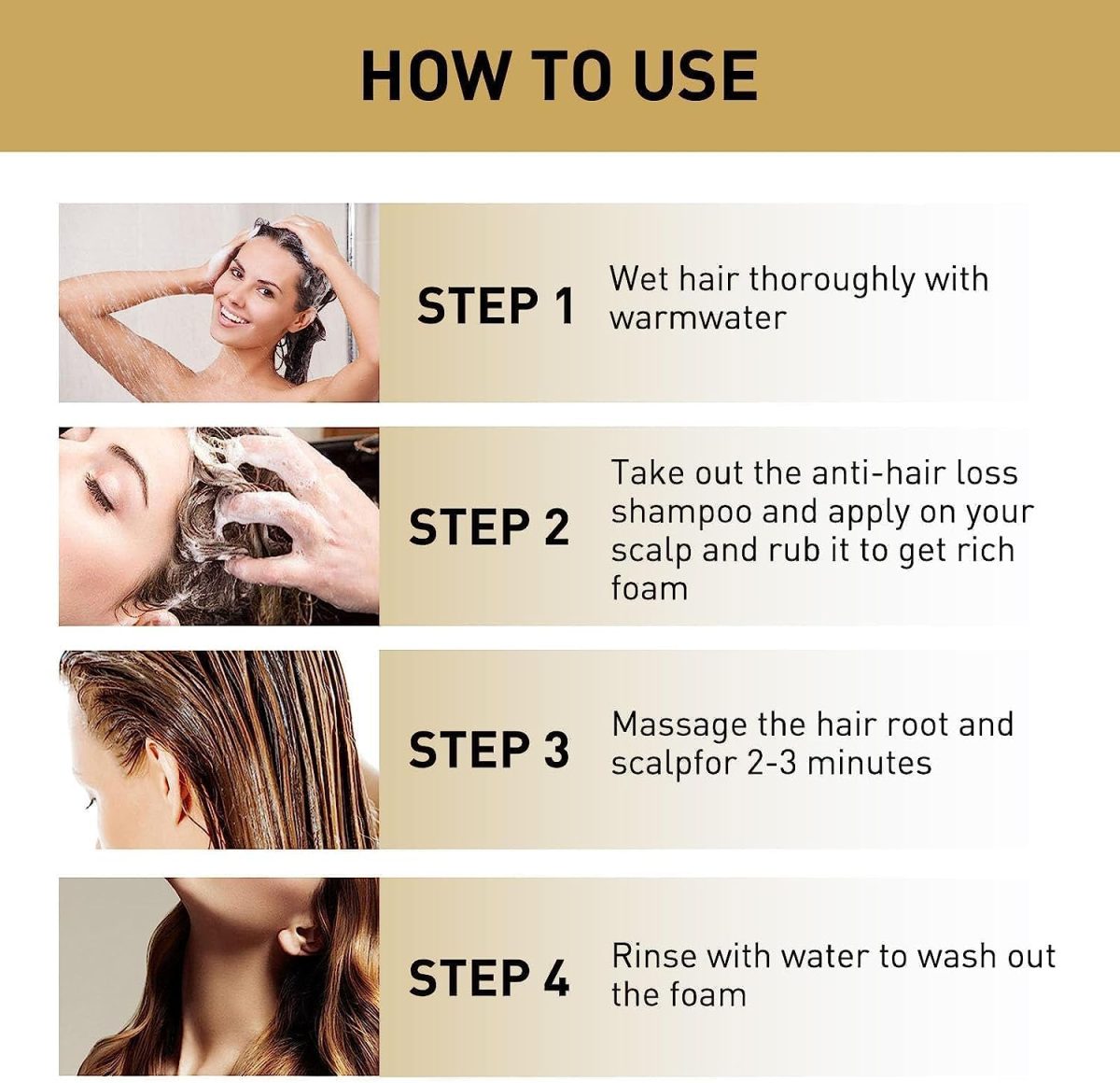 ⁦2023 New Sakura Japanese Shampoo, Sakura Hair Growth Japan'S No. 1 Shampoo, Sakura Shampoo and Conditioner Japanese, for Hair Loss, Volumizing & Moisturizing (Shampoo)⁩ - الصورة ⁦8⁩
