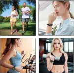 ⁦Duomama Adjustable Nylon Solo Loop Watch Bands for Men - Compatible with 22mm - Quick Release Replacement Wristband - Stretchy Fabric Braided Sport Elastic Straps⁩ - الصورة ⁦4⁩
