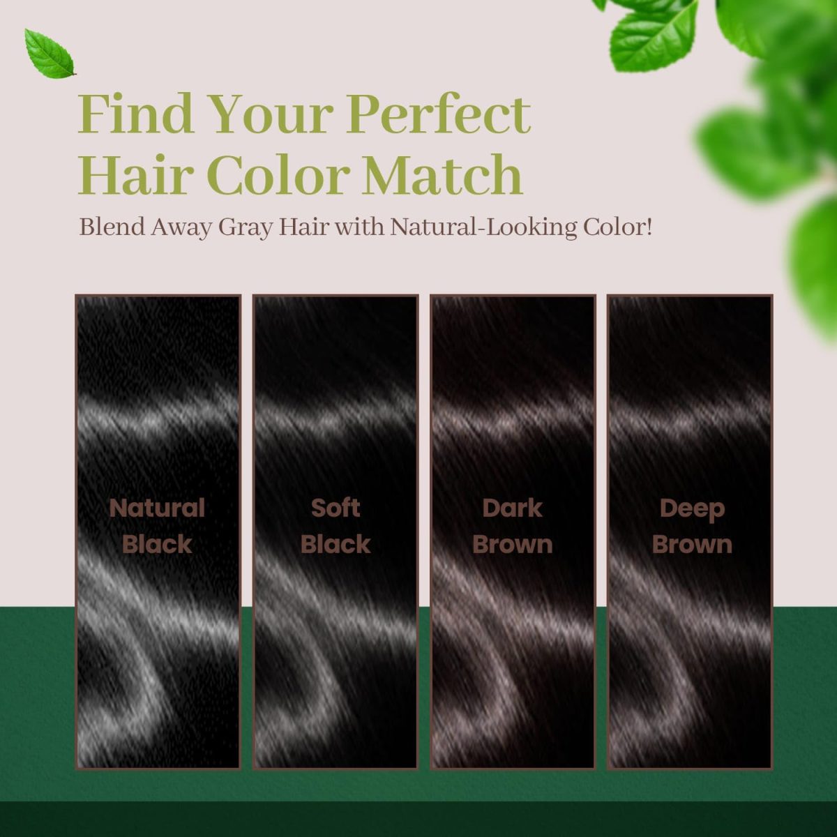⁦Dongsung Herb Speedy Color Cream PPD-Free Ammonia-Free Vegan Gray Coverage Hair Dye with Sun Protection, Odorless, Gentle for Sensitive Scalp, No Eye or Scalp Irritation (Natural Black)⁩ - الصورة ⁦6⁩