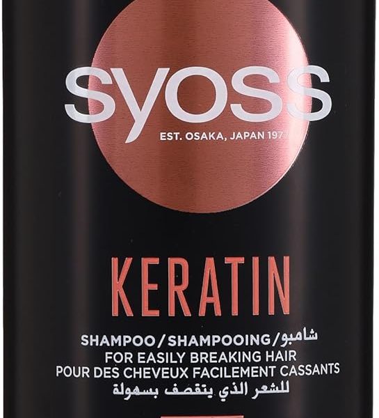 Syoss Shampoo Keratin, 500 ml, Packaging May Vary