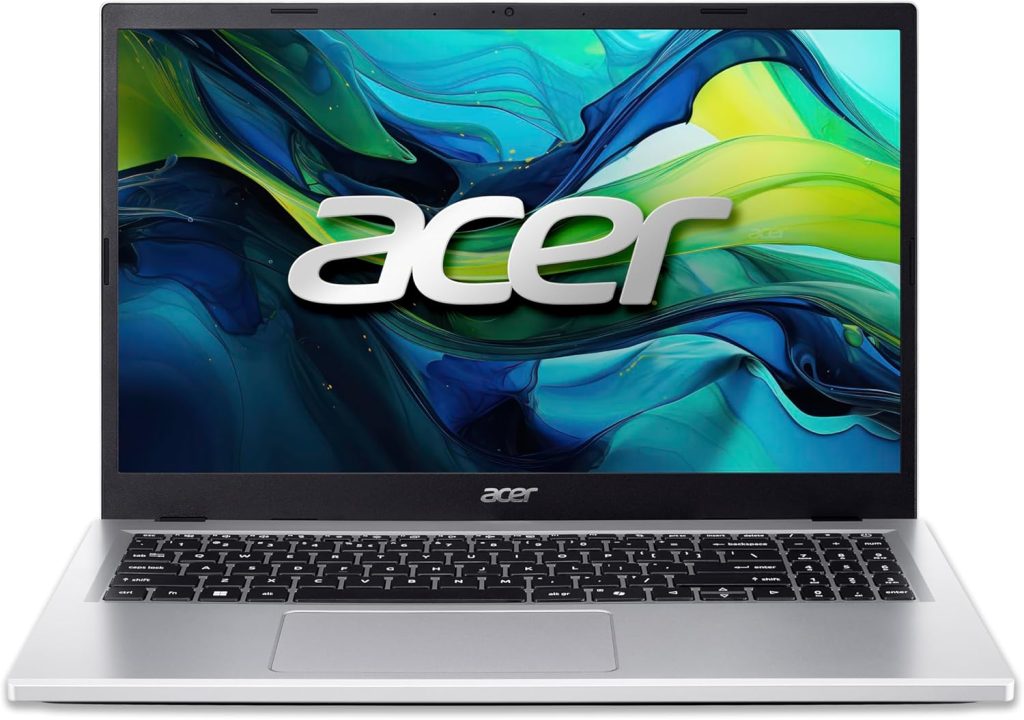 ايسر لابتوب اسباير لايت AL15 بمعالج AMD رايزن 5-6600H سداسي النواة حتى 4.5GHz/8GB DDR5 RAM/512GB SSD/بطاقة رسومات AMD راديون 660M/شاشة 15.6 انش FHD IPS رفيعة الاطار/واي فاي-6/ويندوز 11/فضي فاتح