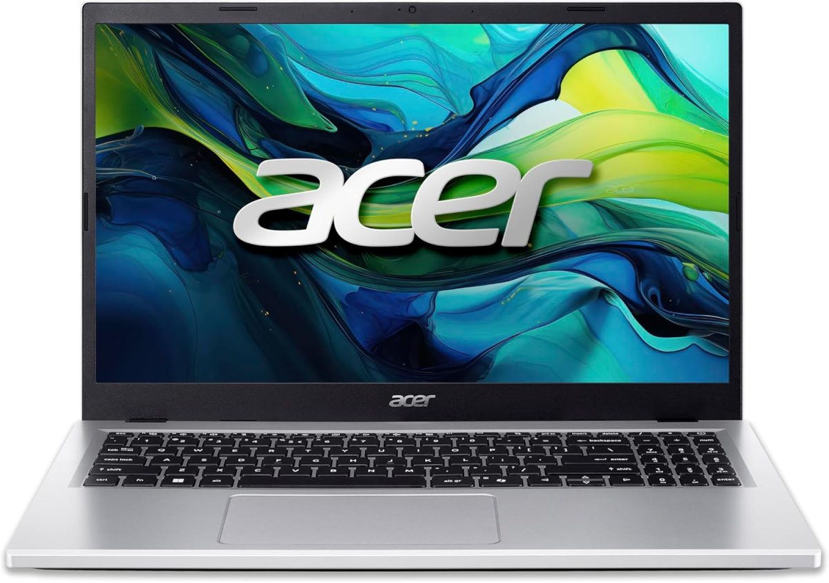 ايسر لابتوب اسباير لايت AL15 بمعالج AMD رايزن 5-6600H سداسي النواة حتى 4.5GHz/8GB DDR5 RAM/512GB SSD/بطاقة رسومات AMD راديون 660M/شاشة 15.6 انش FHD IPS رفيعة الاطار/واي فاي-6/ويندوز 11/فضي فاتح
