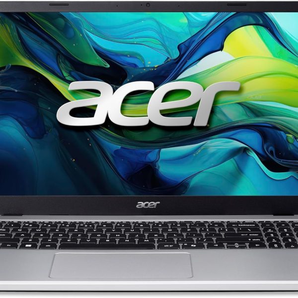 ايسر لابتوب اسباير لايت AL15 بمعالج AMD رايزن 5-6600H سداسي النواة حتى 4.5GHz/8GB DDR5 RAM/512GB SSD/بطاقة رسومات AMD راديون 660M/شاشة 15.6 انش FHD IPS رفيعة الاطار/واي فاي-6/ويندوز 11/فضي فاتح