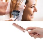 ⁦Rat Tail Hair Comb, Metal Rat Tail Comb Barber Aluminum Metal Comb Professional Teasing Comb Styling Comb for Salon & Personal Use (Gold #13)⁩ - الصورة ⁦7⁩