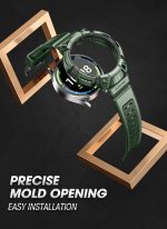 ⁦SUPCASE [Unicorn Beetle Pro Series] Case for Galaxy Watch 5 Pro 45mm (2022 Release), Rugged Protective Case with Strap Bands - Dark Green⁩ - الصورة ⁦4⁩