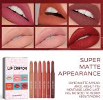 ⁦KASTWAVE Lip Liner Set, 6 Colours Matte Lip Liner, Long-Lasting Wear And Waterproof, Smooth, Smudge Proof, High Pigmented Smooth Nude Texture Natural, Makeup For Women⁩ - الصورة ⁦3⁩