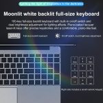 ⁦DREAMFYRE 16.1" Laptop - 2.5K HD Laptop PC 16GB RAM 512GB SSD, Quad-Core N95 Processor (up to 3.4 GHz) Portable Laptop Computer with Touch ID, WiFi, BT4.2, Suitable for Business/Entertainment⁩ - الصورة ⁦6⁩