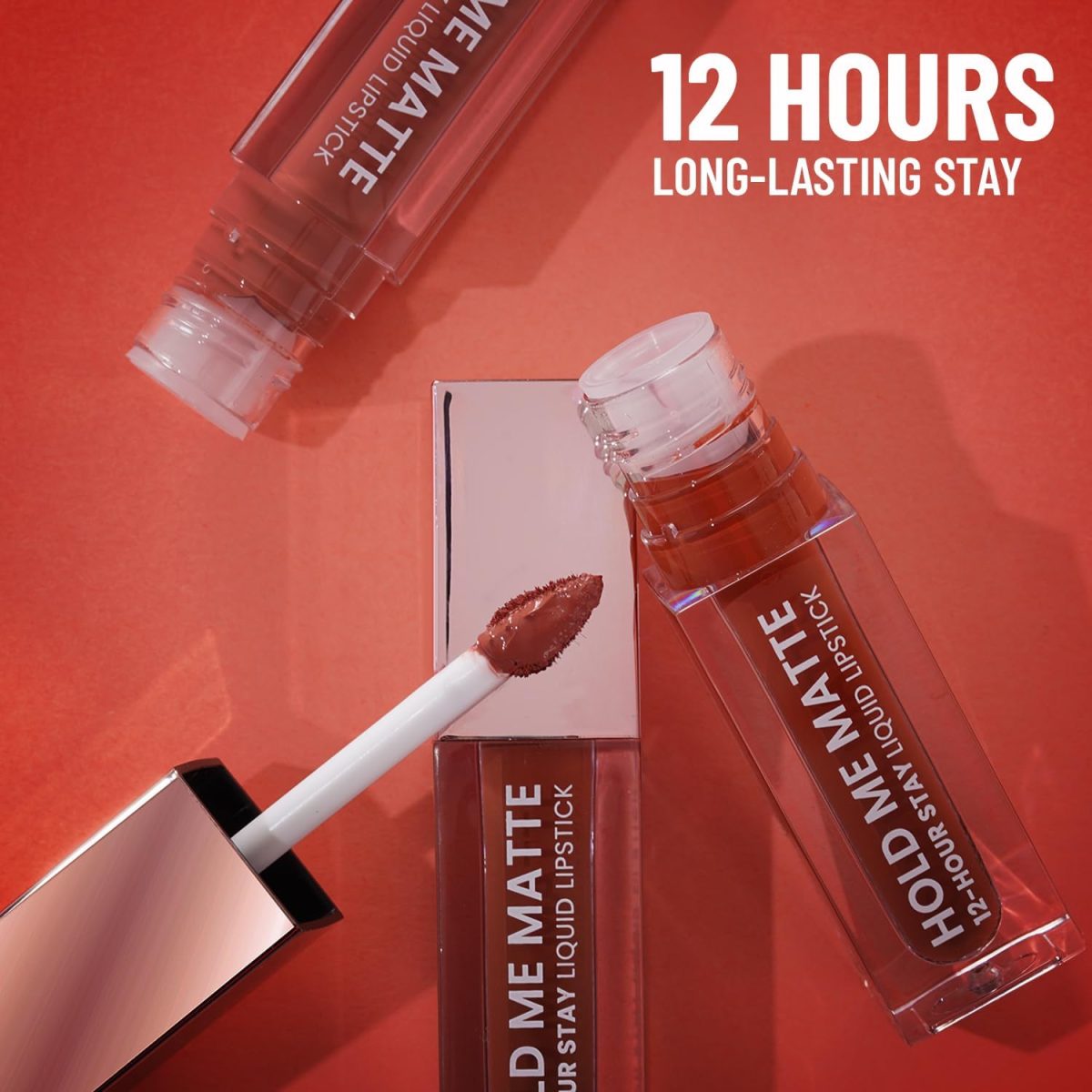 ⁦Swiss Beauty Hold Me Matte Liquid Lipstick | 12 Hours Stay | Non-Transfer Lipstick | Waterproof Lipstick with Intense Hydration| Shade - Gentle Pink, 4.5ml⁩ - الصورة ⁦3⁩