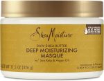 SHEA MOISTURE Deep Treatment Masque For Dry, Damaged Or Transitioning Hair Raw Butter With Sea Kelp And Argan Oil 12 Oz