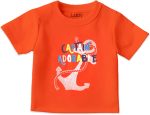 ⁦LUAY 100% Organic Cotton T-Shirts for Boys & Girls Festive Short Sleeve Styles in Vibrant Colors and Patterns for Kids and Toddlers_Regular Fit⁩ - الصورة ⁦4⁩