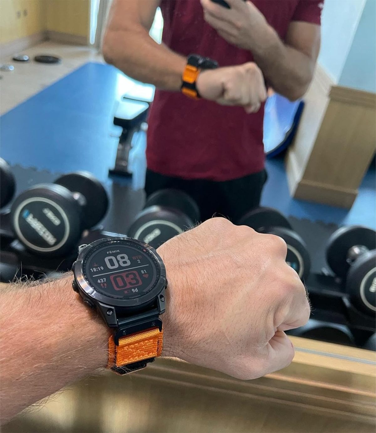 ⁦Compatible With Garmin Watch Band, Super Rugged Nylon Sports Strap With Woven Loop Design, For Fēnix/Forerunner/Approach/MARQ/Quatix/D2 Series Tough Replacement Band For Men⁩ - الصورة ⁦3⁩