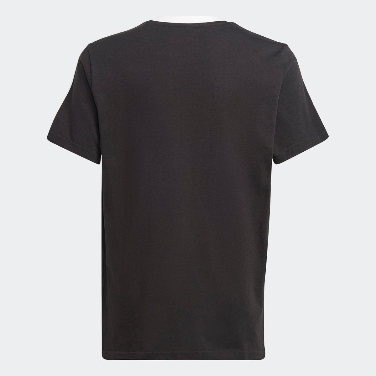 ⁦adidas Girl's Essentials 3-Stripes Cotton Loose Fit Boyfriend T-Shirt⁩ - الصورة ⁦2⁩