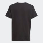 ⁦adidas Girl's Essentials 3-Stripes Cotton Loose Fit Boyfriend T-Shirt⁩ - الصورة ⁦2⁩