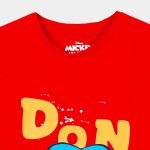 ⁦Disney Boys Disney Donald Kids Boys Short Sleeves 100% Cotton T-Shirt Western (pack of 1)⁩ - الصورة ⁦3⁩