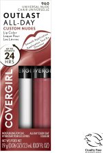 ⁦COVERGIRL Outlast All-Day Lip Color Custom Nudes, Universal Nude⁩ - الصورة ⁦6⁩