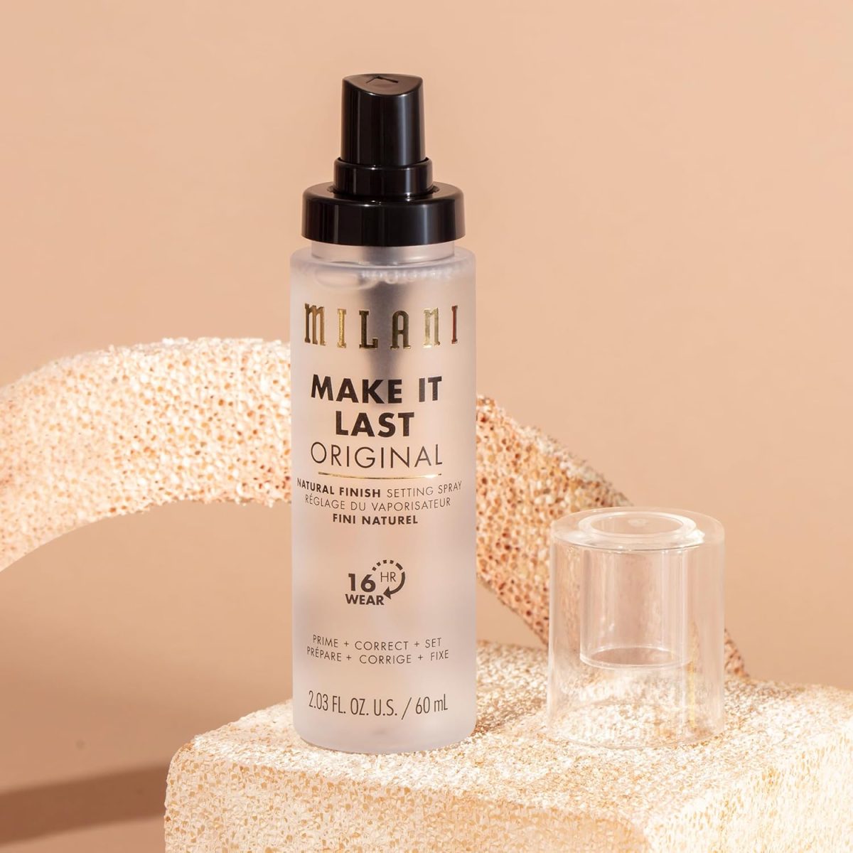 ⁦Milani Make It Last Original - Natural Finish Setting Spray and Primer - Prime + Correct + Set - Long Lasting Makeup Primer and Spray - 2 Pack⁩ - الصورة ⁦6⁩