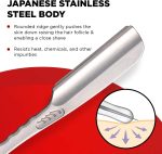⁦Feather Black SS Folding Handle Razor⁩ - الصورة ⁦3⁩