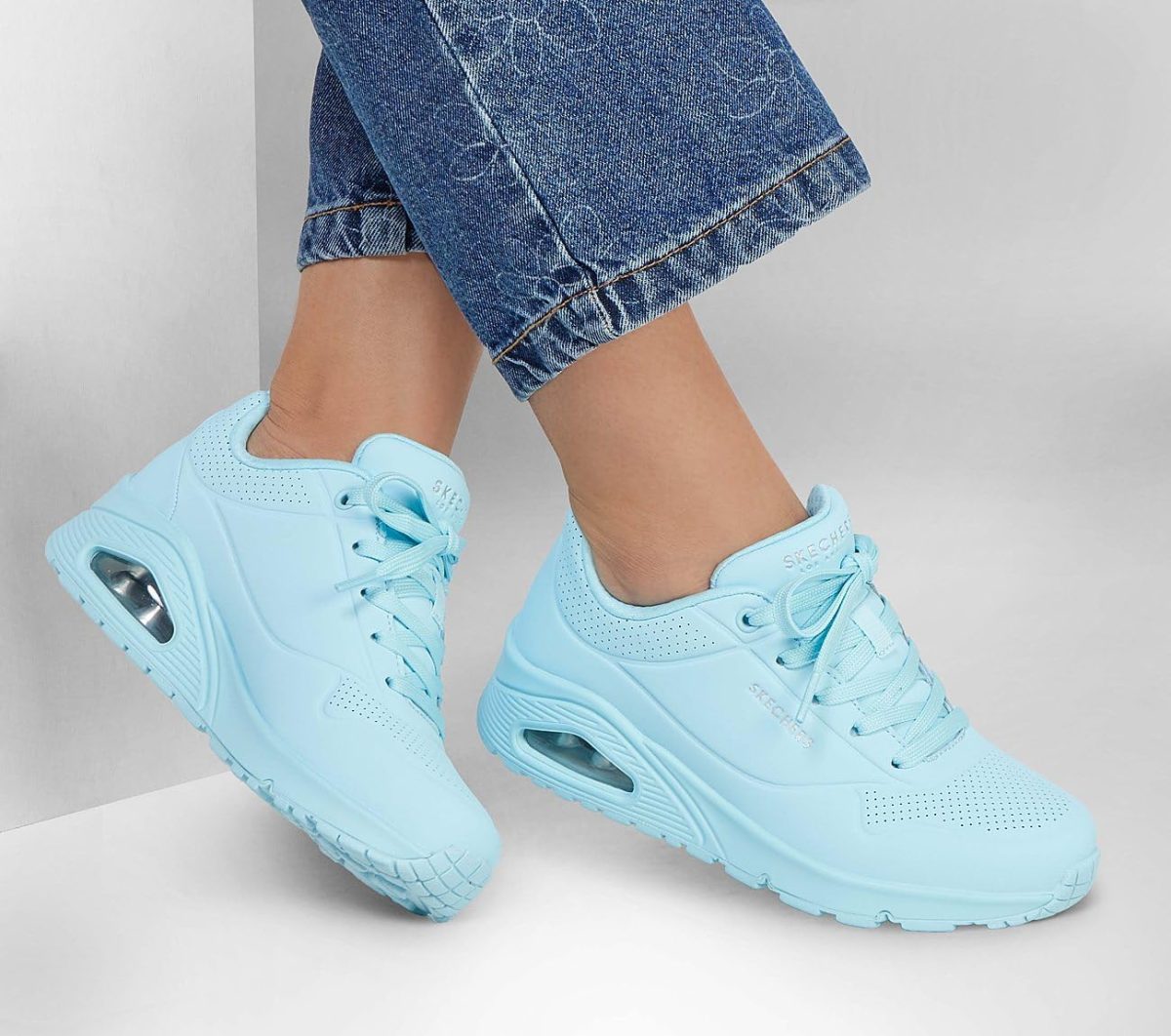 ⁦Skechers UNO COURT womens Sneaker⁩ - الصورة ⁦3⁩