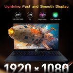⁦15.6-FHD-Laptop Student-Laptop, 16GB RAM 1TB SSD, Intel Pentium Quad-Core N100 Processor (Up to 3.4GHz) Backlit Keyboard Fingerprint WiFi 6 BT5.2 Business-Laptop, 2 Years Warranty Windows 12 Laptop⁩ - الصورة ⁦2⁩