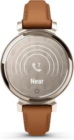 ⁦GARMIN LILY 2 CREAM GOLD CASE WITH TAN LEATHER BAND⁩ - الصورة ⁦4⁩