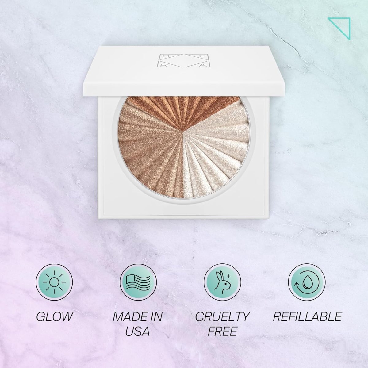⁦Ofra Everglow - Highlighter 10g⁩ - الصورة ⁦7⁩