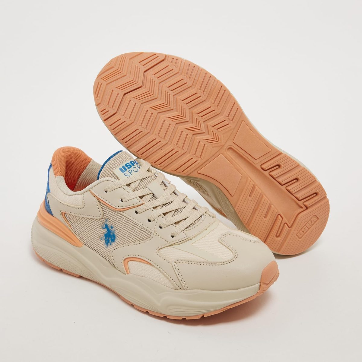 ⁦U.S. POLO ASSN Unisex-BUTTERCUP WMN-Buttercup Wmn Low Top Sneakers⁩ - الصورة ⁦4⁩
