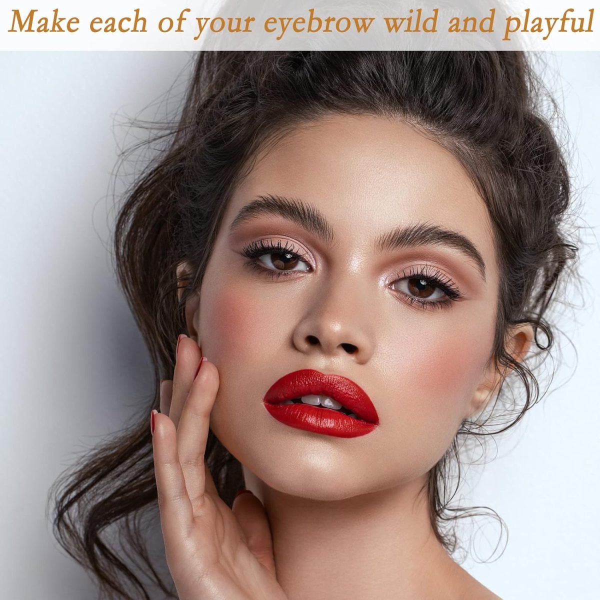⁦NALACAL 2Pcs Eyebrow Soap Kit, Eyebrow Styling Soap Gel Brows Shaping Cream Waterproof Long Lasting Eyebrows Styling Wax Eyebrow Gel for Natural Brows Shaping Defining⁩ - الصورة ⁦5⁩