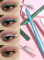 ⁦12 Colors Eyeliner Set with Two Pencil Sharpener, All in One Eye Makeup Gift Kit⁩ - الصورة ⁦4⁩