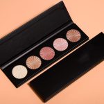 ⁦Khazna Highlighter Powder Palette, Makeup Palette Facial Bronzers Illuminator Palette Highlighter Baked Waterproof Long Lasting Brilliant Lighten Skin Color (5 Color, 1 Count (Pack of 1))⁩ - الصورة ⁦8⁩