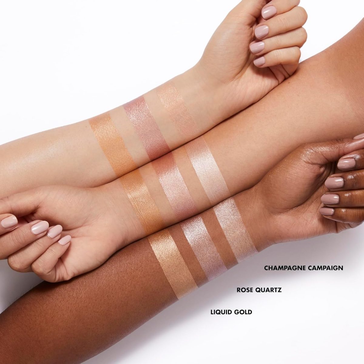 ⁦e.l.f. Halo Glow Highlight Beauty Wand, Liquid Highlighter Wand For Luminous, Glowing Skin, Buildable Formula, Vegan & Cruelty-free, Champagne Campaign⁩ - الصورة ⁦2⁩