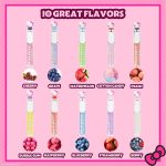⁦Hello Kitty 10 Piece Plant Based Lip Gloss, Girls Party Favors, First Makeup Set for Girl, Perfect for Parties, Sleepovers, and Birthday Gifts, Ages 3+, by Townley Girl⁩ - الصورة ⁦2⁩