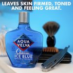 ⁦Aqua Velva After Shave, Classic Ice Blue, Soothes, Cools, and Refreshes Skin, 7 Ounce⁩ - الصورة ⁦4⁩