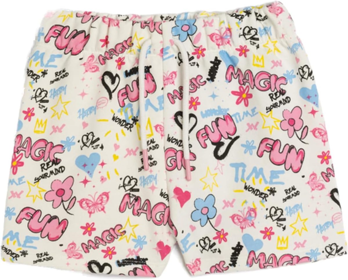 KOTON Girls 5SKG40029AK0D1 Elastic Waist Shorts