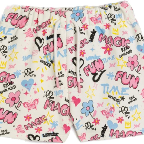 KOTON Girls 5SKG40029AK0D1 Elastic Waist Shorts